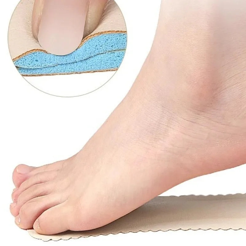 Sandales Semelles auto-adhésives Talons hauts Coussinets antidérapants pour chaussures Semelles intérieures en cuir absorbant la transpiration Coussin absorbant les chocs