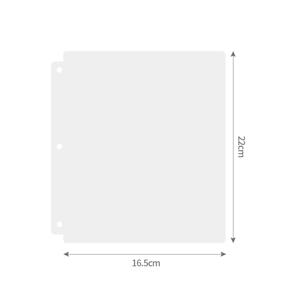 PLRBOK A5 Widened 3-ring D-shaped Magnetic Buckle Laser Mirror Binder Photo Album Card PhotoCard Collection Book Ring Notebook