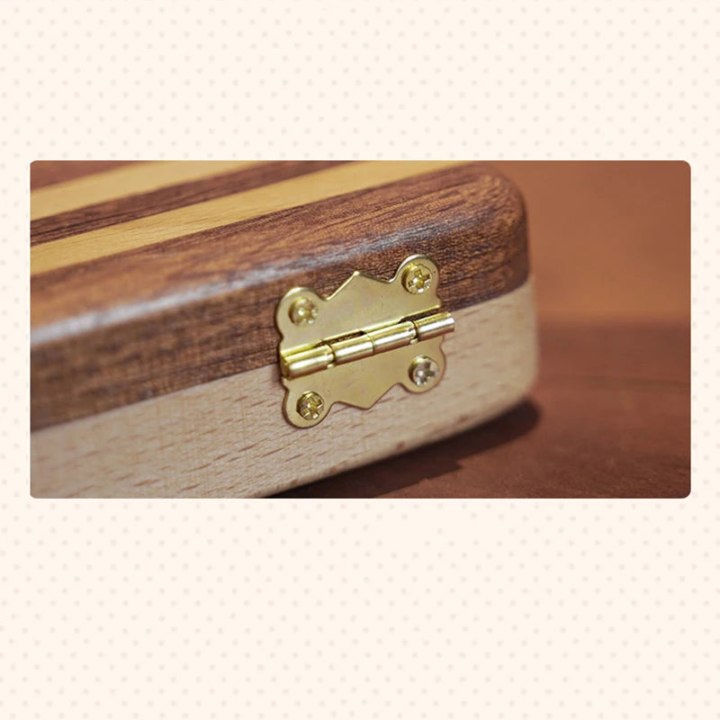 English Japanese Chinese Baby Wood Tooth Box Organizer Umbilica Save Gifts Milk Teeth Storage Box Birthday Baby Souvenir Gifts