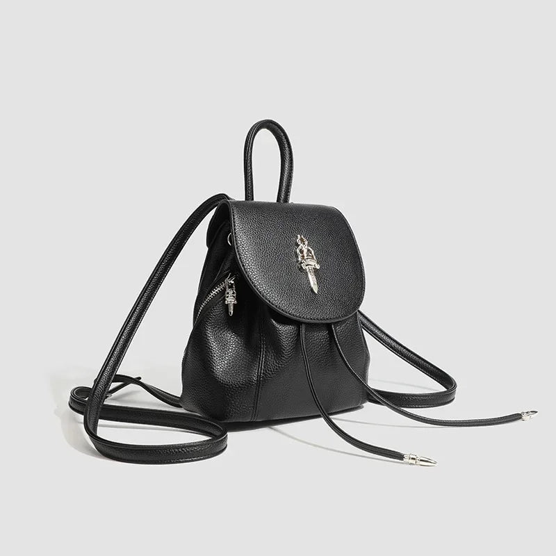 Fashionable Mini Travel Backpack for Women 2024 New Style Versatile Outdoor Bag Stylish Double Shoulder Bag Ladies Love