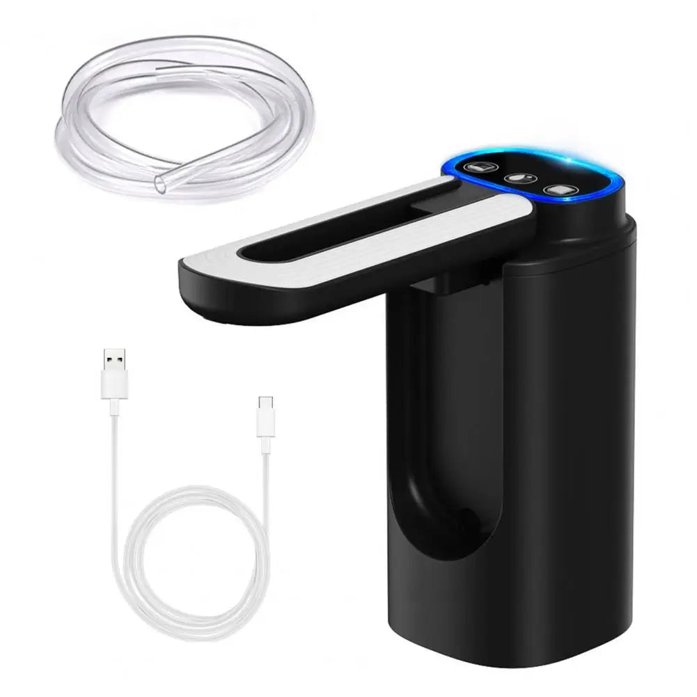 Distributeur d'eau automatique à pompe pour bouteille, chargement USB, distributeur d'eau électrique portable, pompe pour usage domestique et extérieur, pour bouteille de 2 à 5 gallons