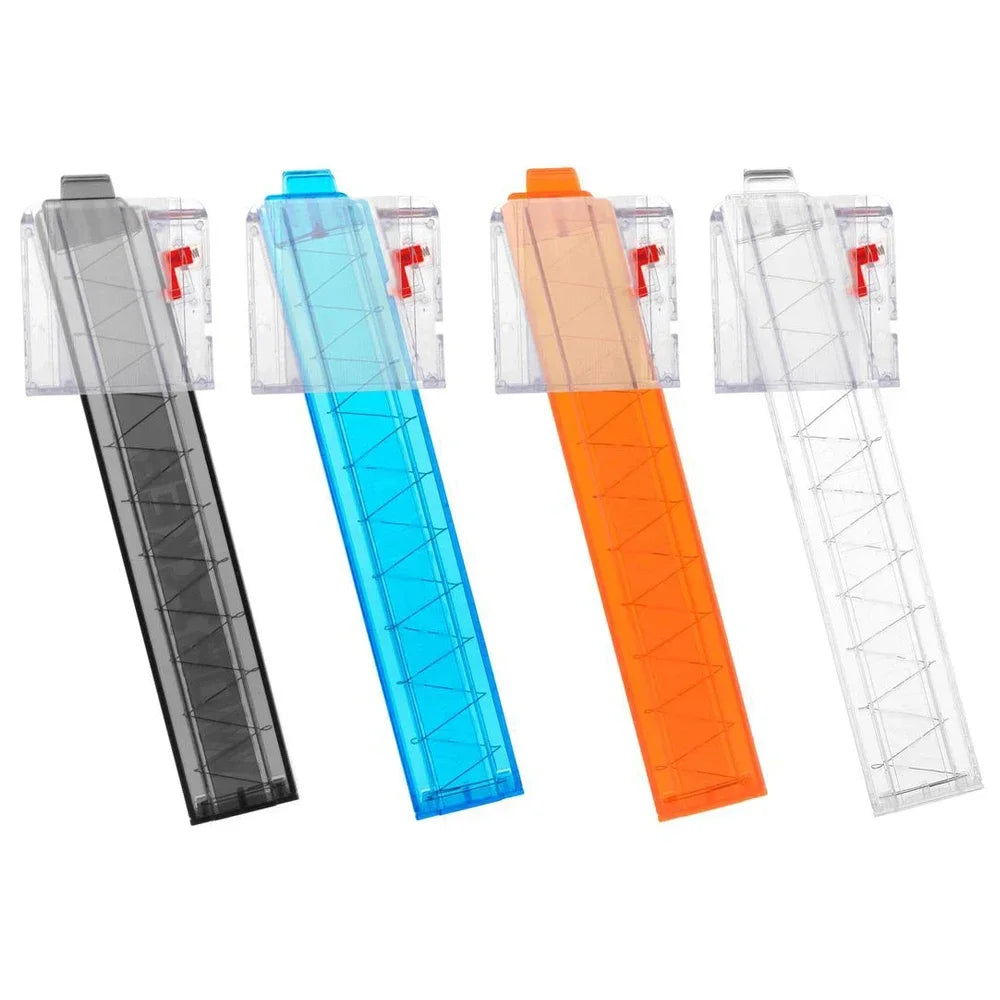 Chargeur Talon 18 fléchettes Worker Mod, chargeur court incliné Stefan avec adaptateur pour blaster manuel Nerf