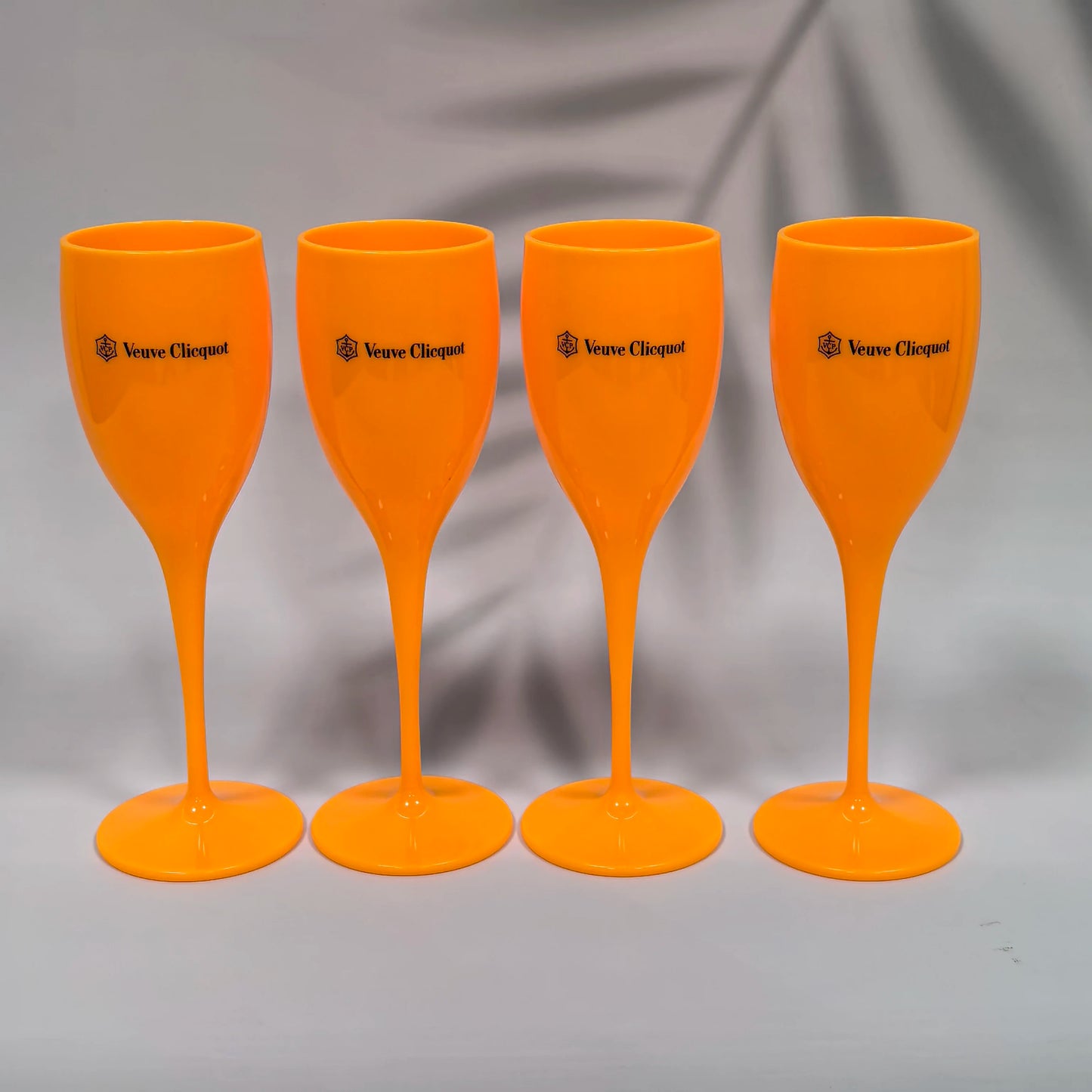 175ML Orange/Christmas Party Glass Champagne Glass, Reusable Plastic Flute Champagne Glass, Suitable for Party and Toast