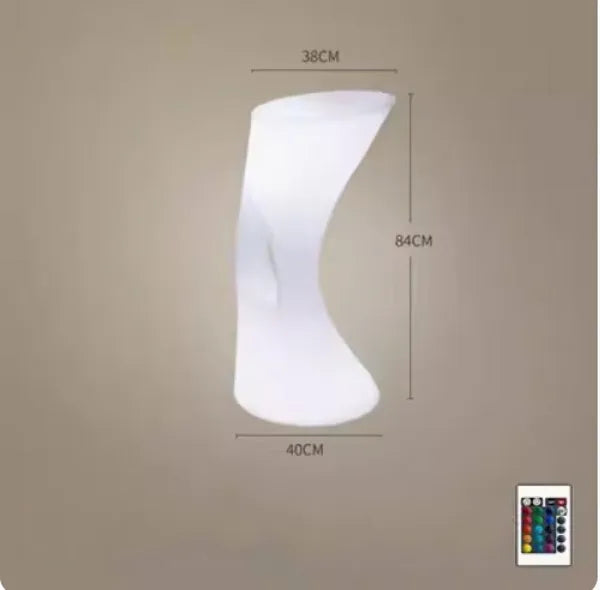 NewOut Door Use Led Illuminated Bar Cocktail Table Rechargeable Bar Plastic Table Lighted Up Coffee Table Ktv Disco Party Supply