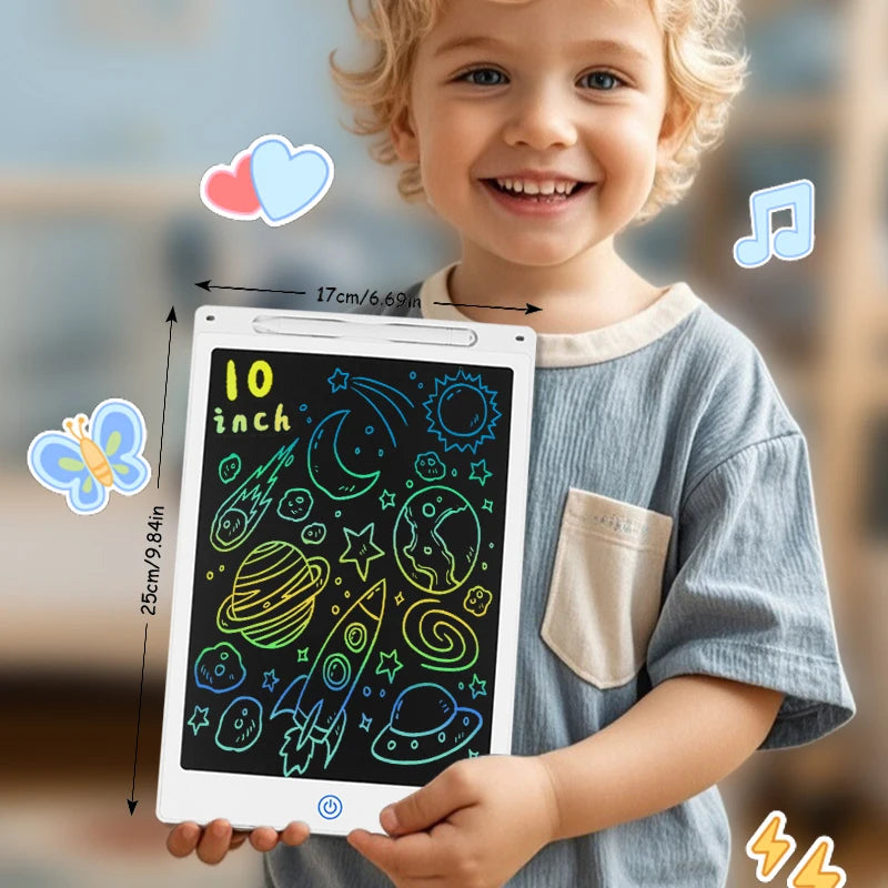 Tablette graphique LCD 8,5/10/12/16 pouces, tableau de dessin animé, jouets, cadeaux pour filles et garçons de 3 à 12 ans, bloc-notes pour enfants