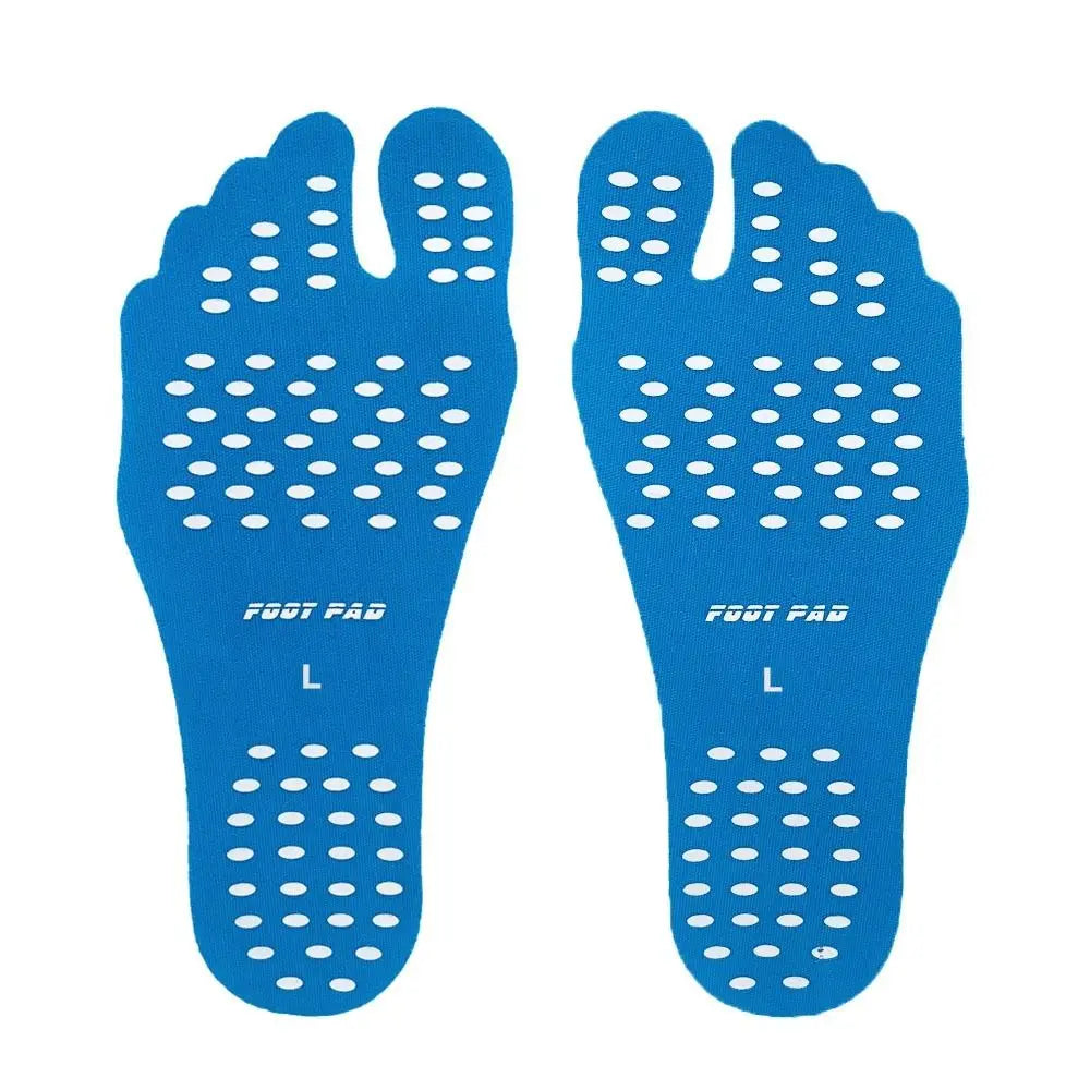 Semelles adhésives antidérapantes en gel de silice pour chaussures de plage, coussinets antidérapants, autocollants pour pieds nus, bord de mer
