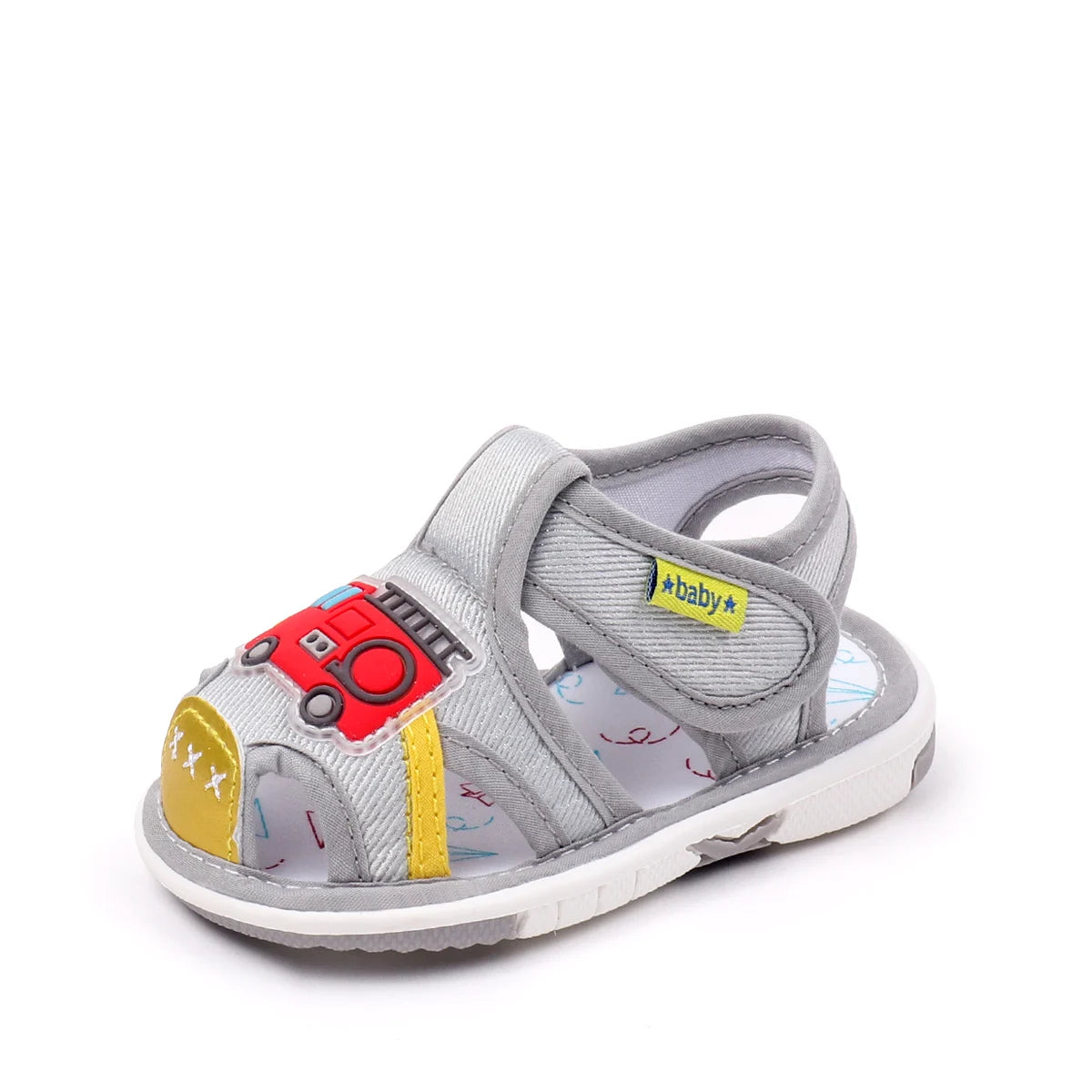 Chaussures d'été grinçantes pour bébés filles et garçons, chaussures de marche d'intérieur et d'extérieur de haute qualité avec TPR, tendance 2025