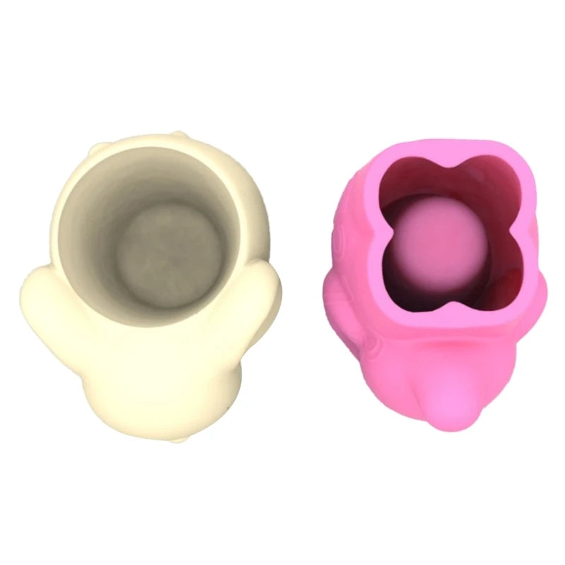 MXME Creative-Resin Plant Pots Silicone Mold Flower Pots Resin Mold Pen Holder Vase Epoxy Casting Mold