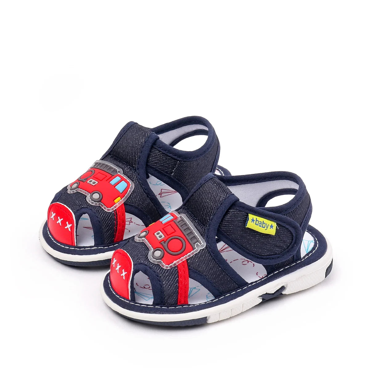 Chaussures d'été grinçantes pour bébés filles et garçons, chaussures de marche d'intérieur et d'extérieur de haute qualité avec TPR, tendance 2025