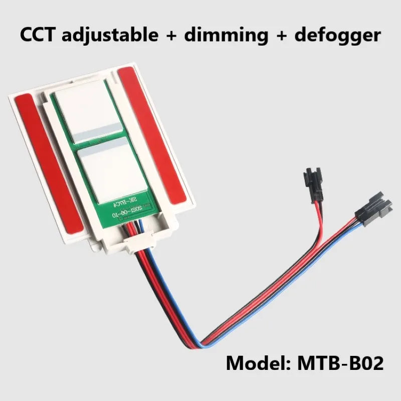 Bathroom mirror touch dimming double touch defogging capacitive touch sensor switch