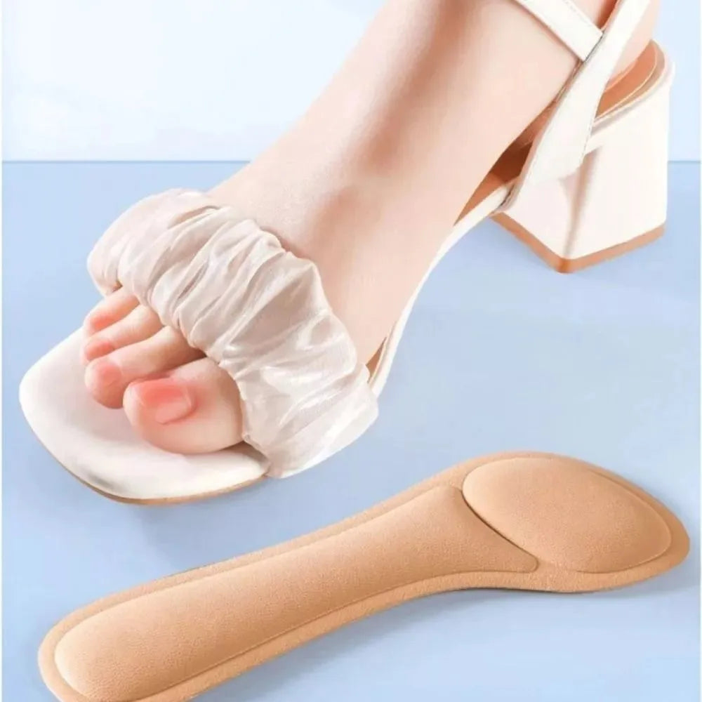 Semelles intérieures auto-adhésives souples pour talons hauts pour femmes, antidérapantes, autocollantes pour talons hauts