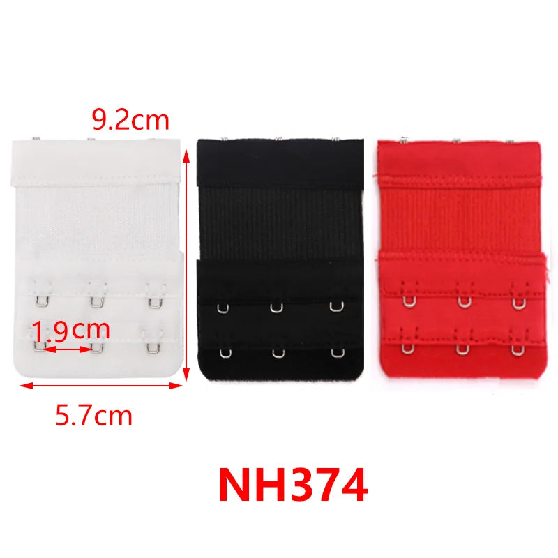 6pcs Back Bra Extender Strap Extension 2 Hooks Extenders For Women Bra Accessories Lengthened Buckle Bra Hook Botton Intimates