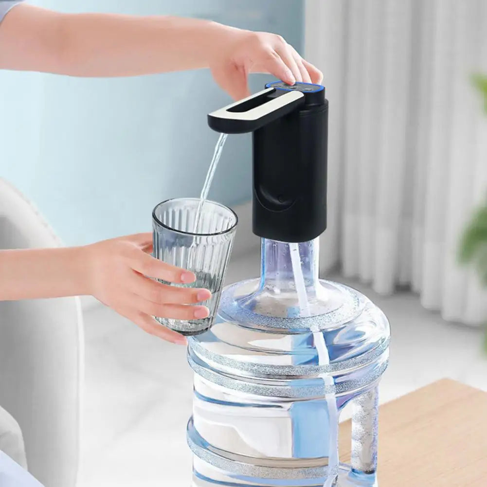 Distributeur d'eau automatique à pompe pour bouteille, chargement USB, distributeur d'eau électrique portable, pompe pour usage domestique et extérieur, pour bouteille de 2 à 5 gallons