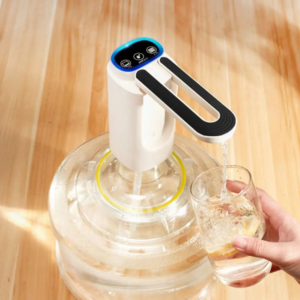 Distributeur d'eau automatique à pompe pour bouteille, chargement USB, distributeur d'eau électrique portable, pompe pour usage domestique et extérieur, pour bouteille de 2 à 5 gallons