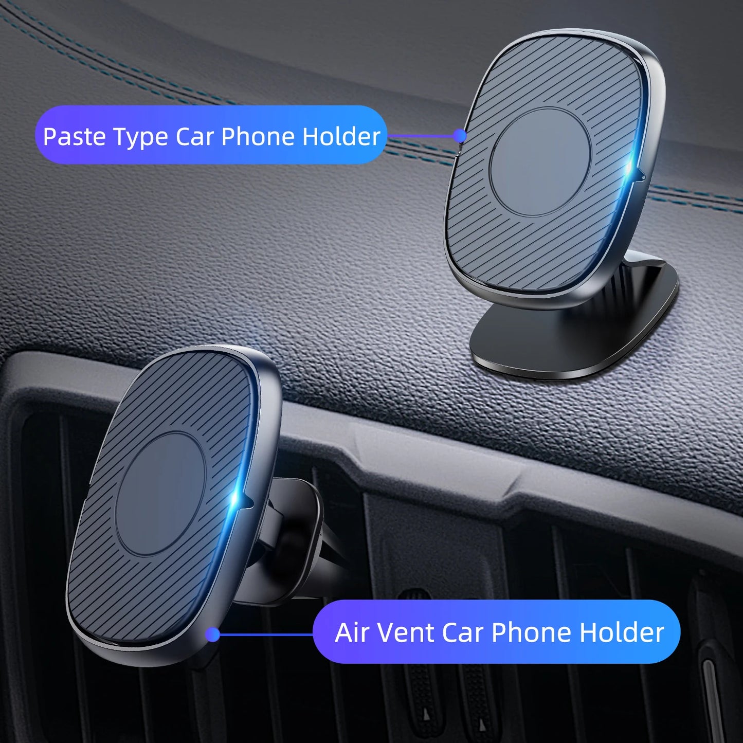 Magnetic Car Phone Holder Magnet Smartphone Support GPS Foldable Phone Stand Bracket Car Charger Holder For iPhone 15 14 Xiaomi