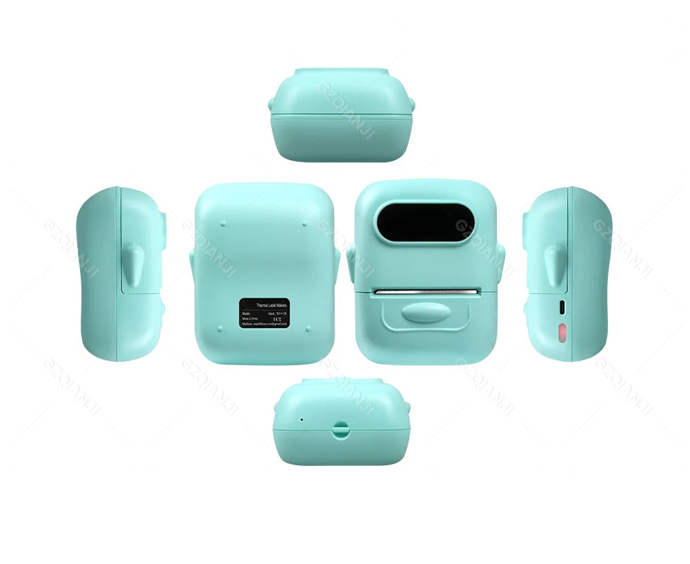 Marklife P50 Bluetooth Thermal Label Printer Barcode Sticker Paper Printer Self-adhesive Label Maker Labeling Portable Machine