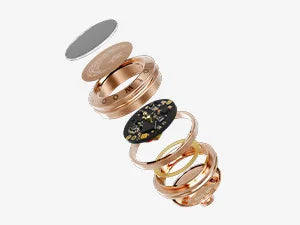 Totwoo Long Distance Relationship Touch Bracelets Couple Birthday Gift Smart Bluetooth Jewelry with App Support iOS Android