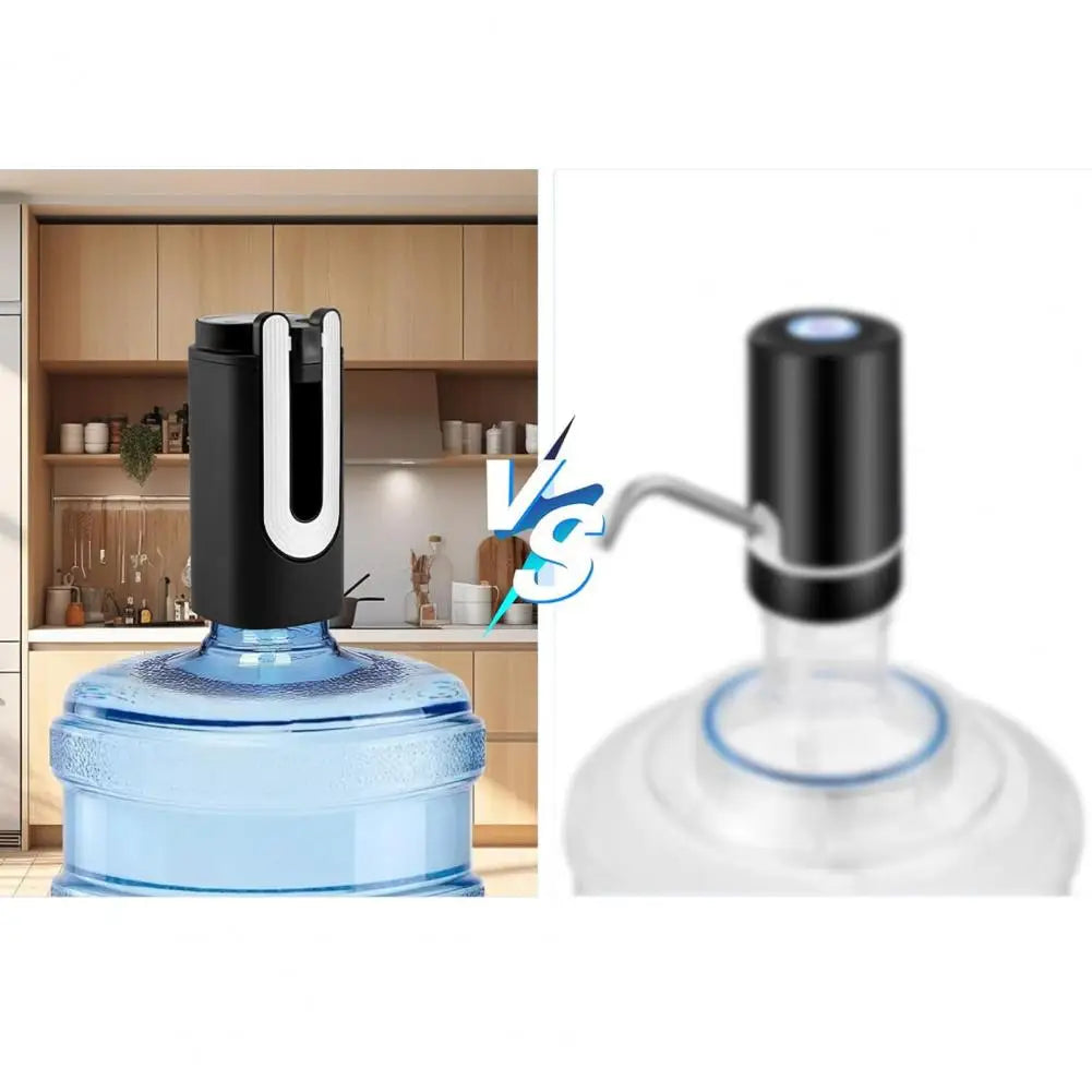 Distributeur d'eau automatique à pompe pour bouteille, chargement USB, distributeur d'eau électrique portable, pompe pour usage domestique et extérieur, pour bouteille de 2 à 5 gallons