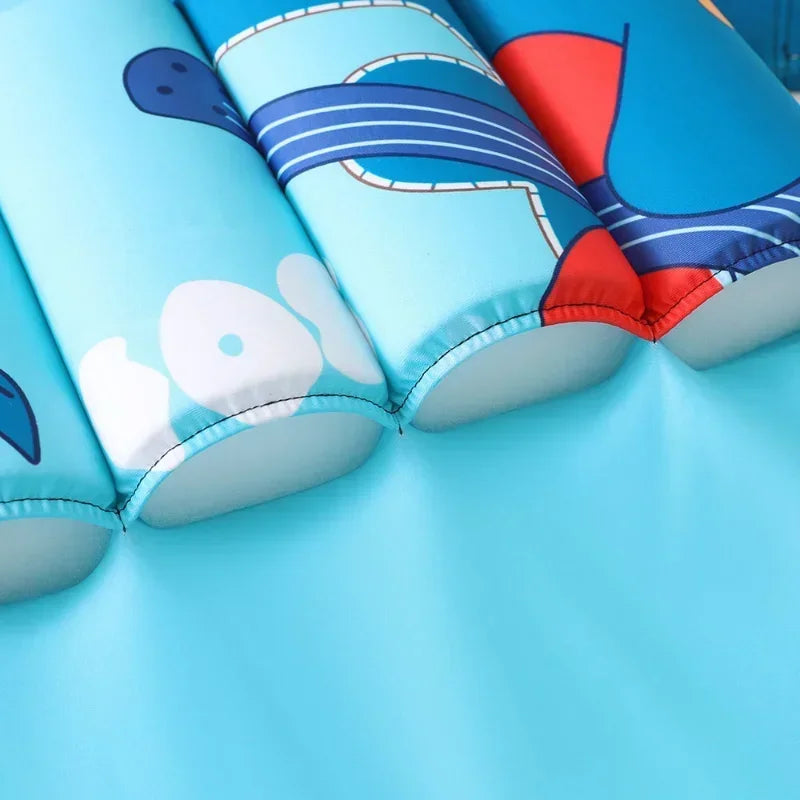 Maillot de bain une pièce pour enfants, protection contre les éruptions cutanées, imprimé dessin animé, vêtements de natation pour filles et garçons