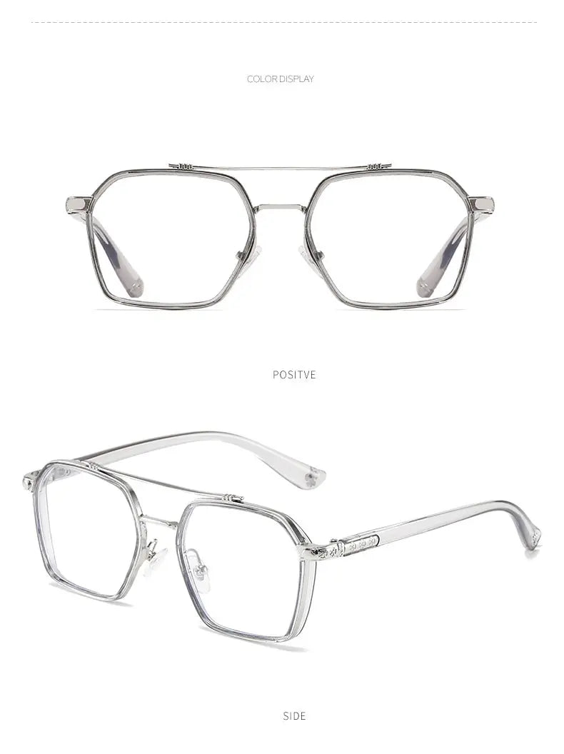 Miroir rétro à double faisceau anti-lumière bleue pour ordinateur, protection des yeux, pour la lecture et les jeux, pour hommes et femmes, 2023