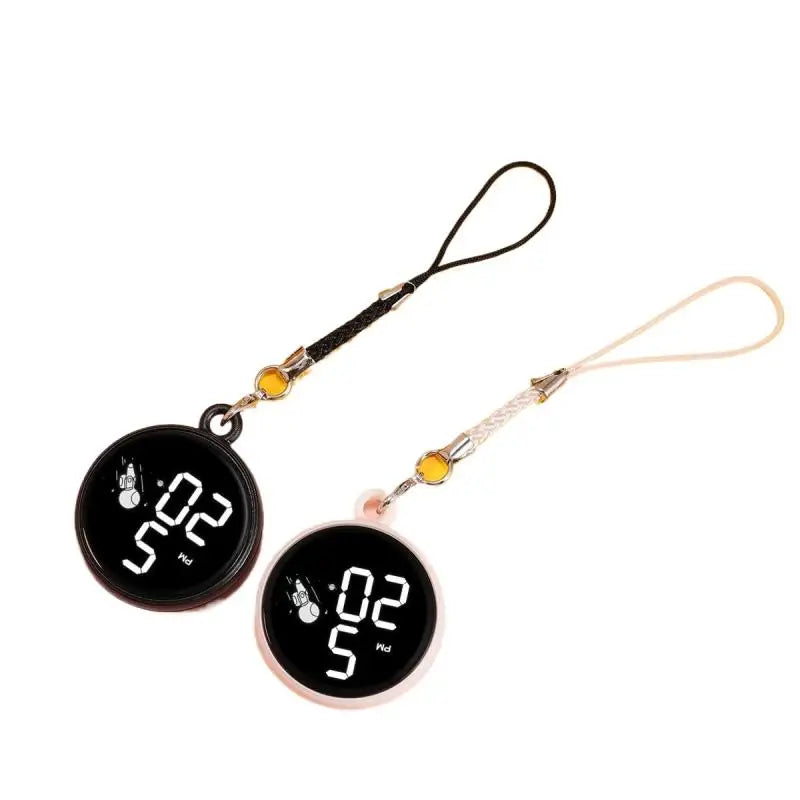 Montre LED créative à pendentif, montre électronique tactile simple pour écoliers du primaire