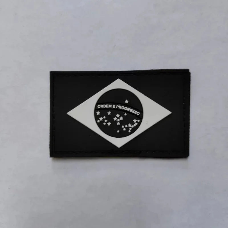 【We offer Customization】BR/CN/USA/MX/RU Removable Flag Sticker Patch Ornament on Tactical Backpack