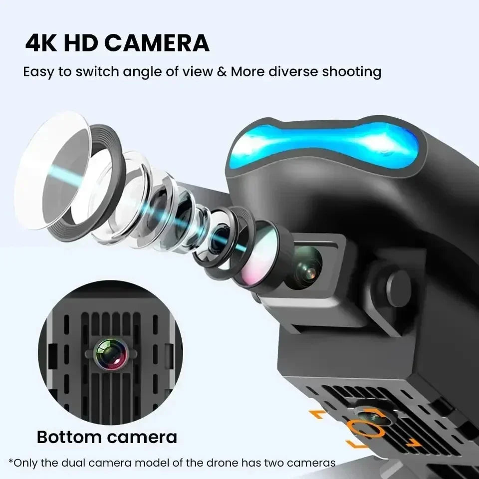 2025 E99 Pro Drone Quadcopter Remote Control Handle Four Axis Aircraft HD 6K Photography UAV Altitude Fixation Helicopter Toys