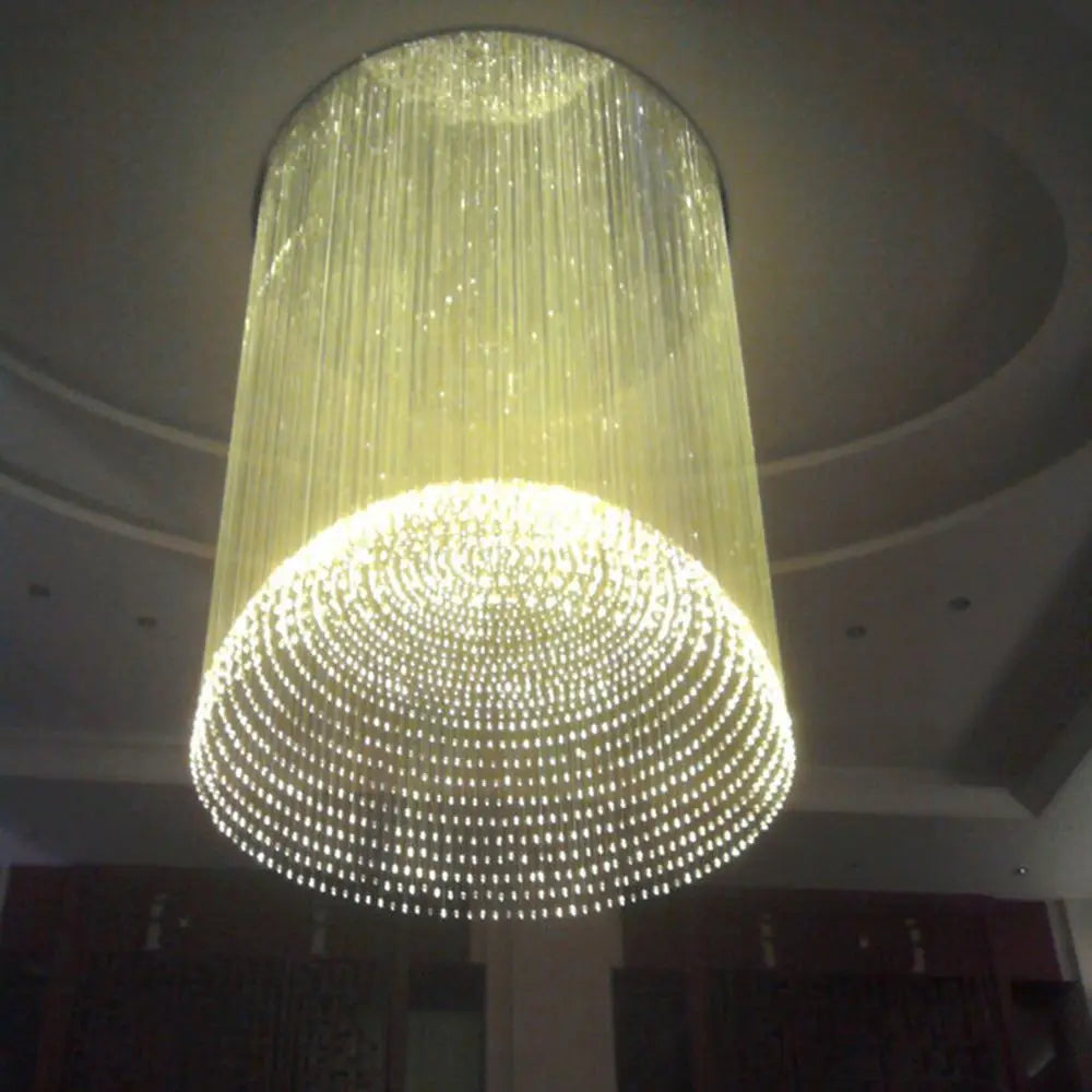 Câble à fibre optique en plastique transparent PMMA 50 m x 0,75 mm/1 mm pour éclairage LED