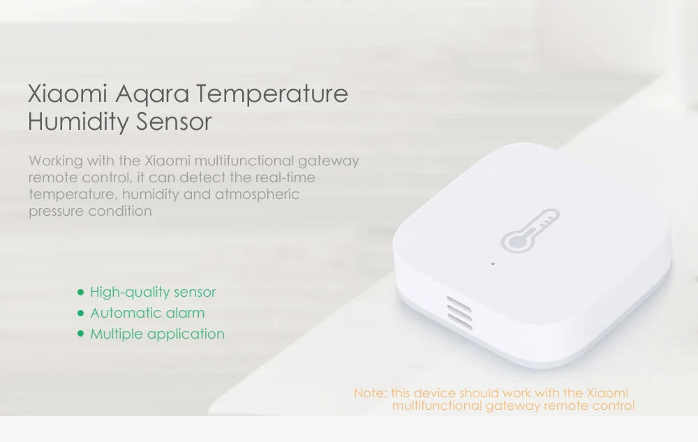 Aqara Temperature Sensor Smart Air Pressure Humidity Environment Sensor Zigbee Smart Remote Control For XiaoMi Mi Home Homekit