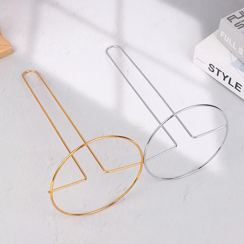 1PC Iron Kitchen Roll Paper Towel Holder Bathroom Paper Towel Holder Dining Table Vertical Napkin Holder Kitchen Storage Rack