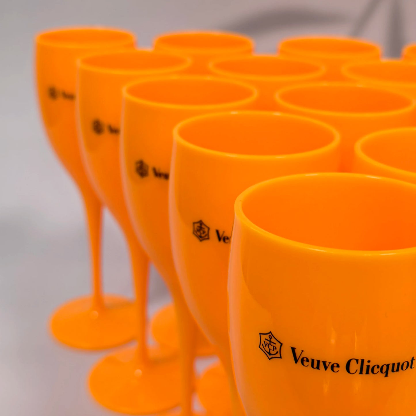 175ML Orange/Christmas Party Glass Champagne Glass, Reusable Plastic Flute Champagne Glass, Suitable for Party and Toast