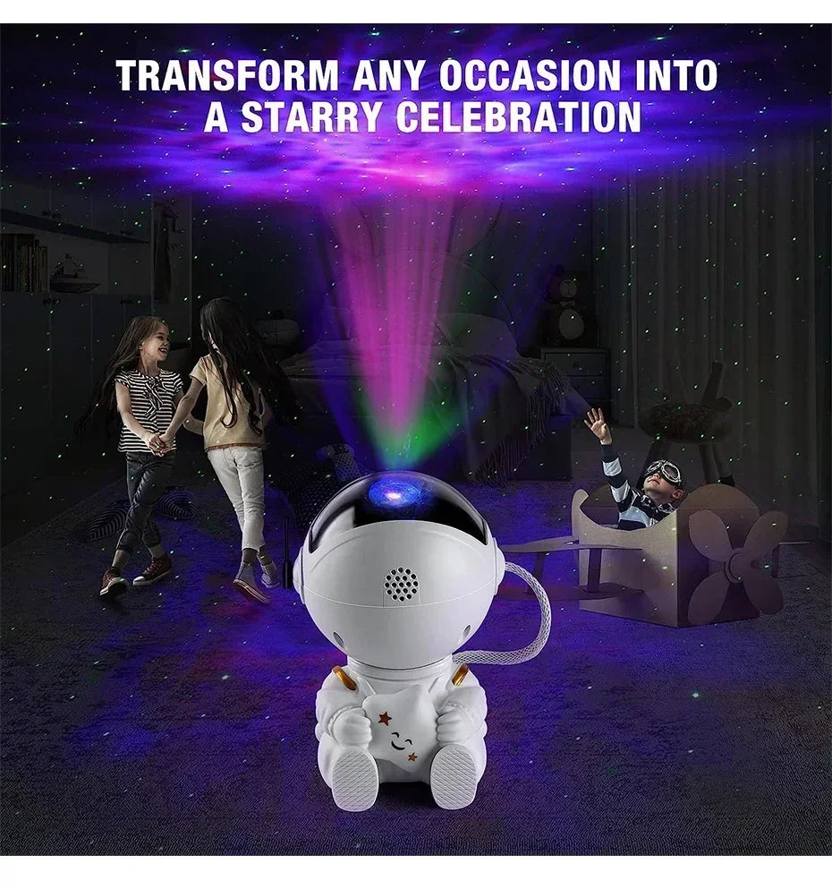 Projecteur d'étoiles Galaxy Night Light Astronaut Space Projector Starry Nebuleuse Plafonnier LED Lampe pour Chambre Maison Décorative enfants cadeau