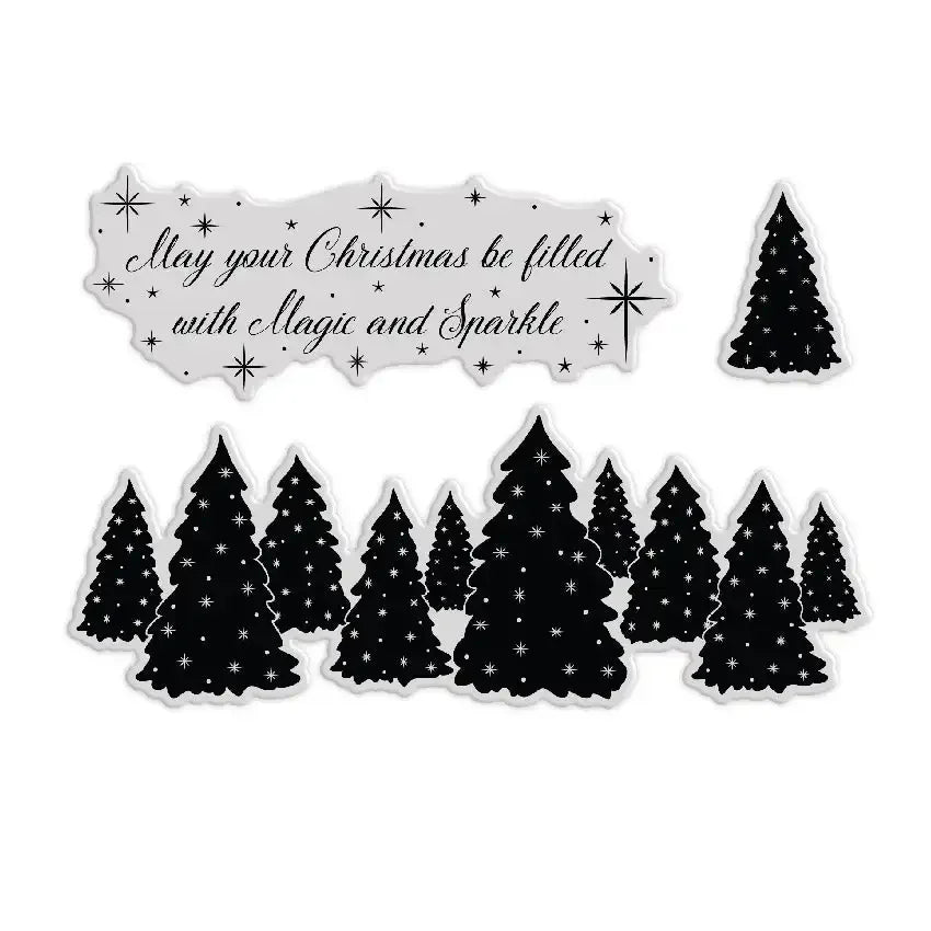 Winter Wonderland Christmas Ice Skate Snowflake Poinsettias Cutting Dies Hot Foil Scrapbooking Diary Decorate Embossing Template