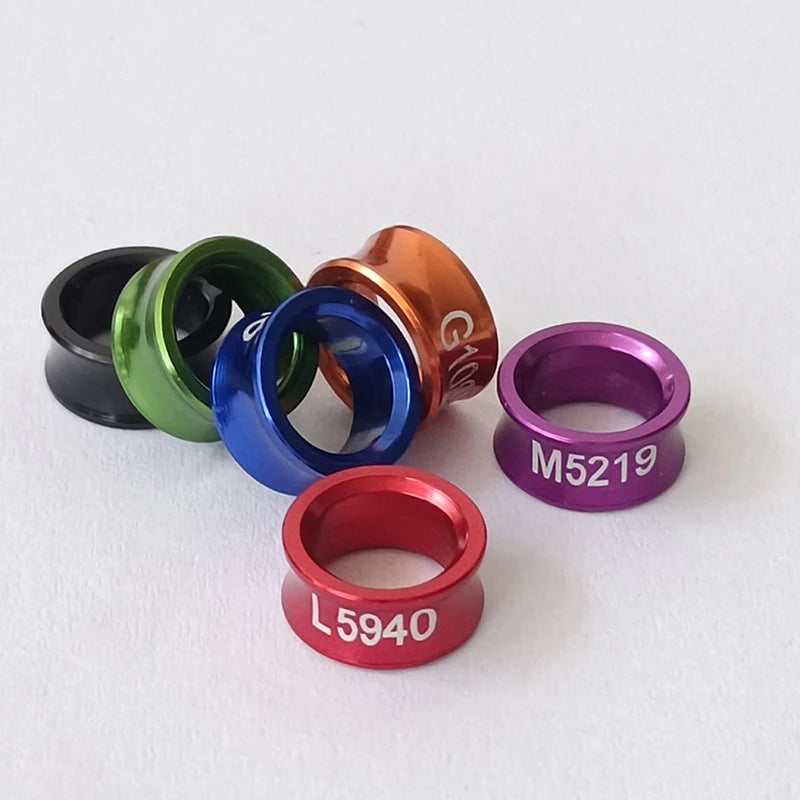10Pcs Aluminum Parrot Leg Rings Pigeon Foot Rings Bird Parrot Feeding Identification Outdoor Flying Training Tools Bird Supplies