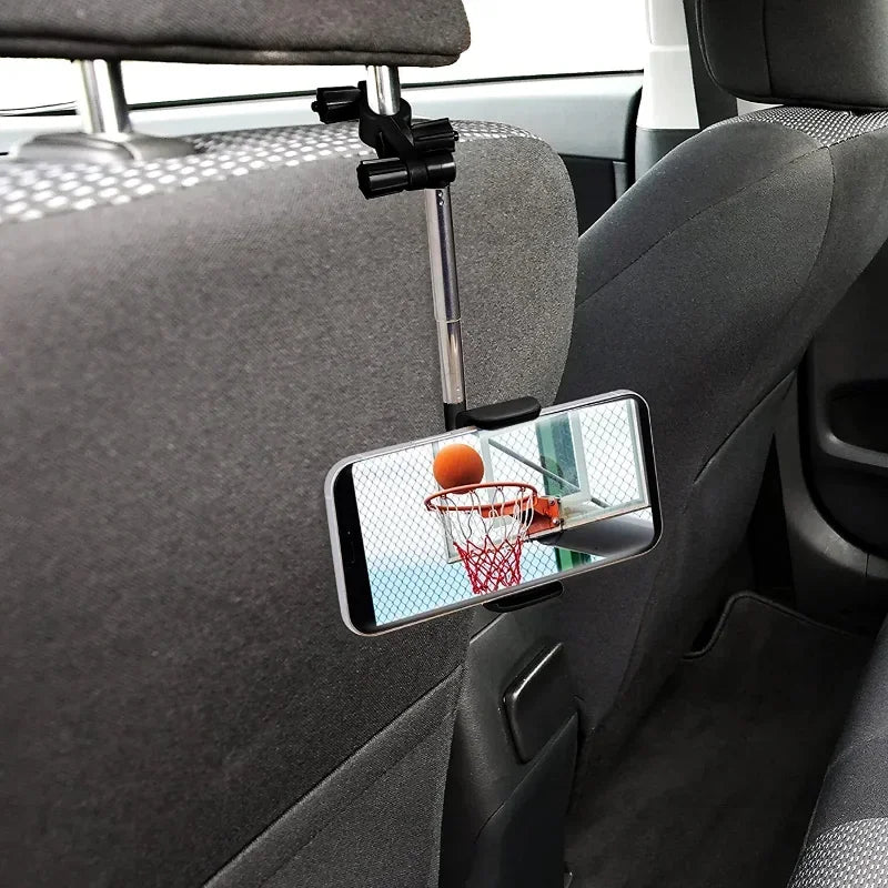 360 Rearview Mirror Car Phone Holder Universal Phone Stand Mount Support GPS Adjustable Bracket Back Seat Mobile Phone Holder