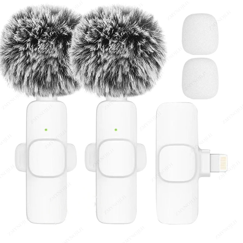 Nouveau microphone cravate sans fil, mini microphone portable pour enregistrement audio et vidéo, pour iPhone, Android, PC, appareil photo, jeux en direct, téléphone