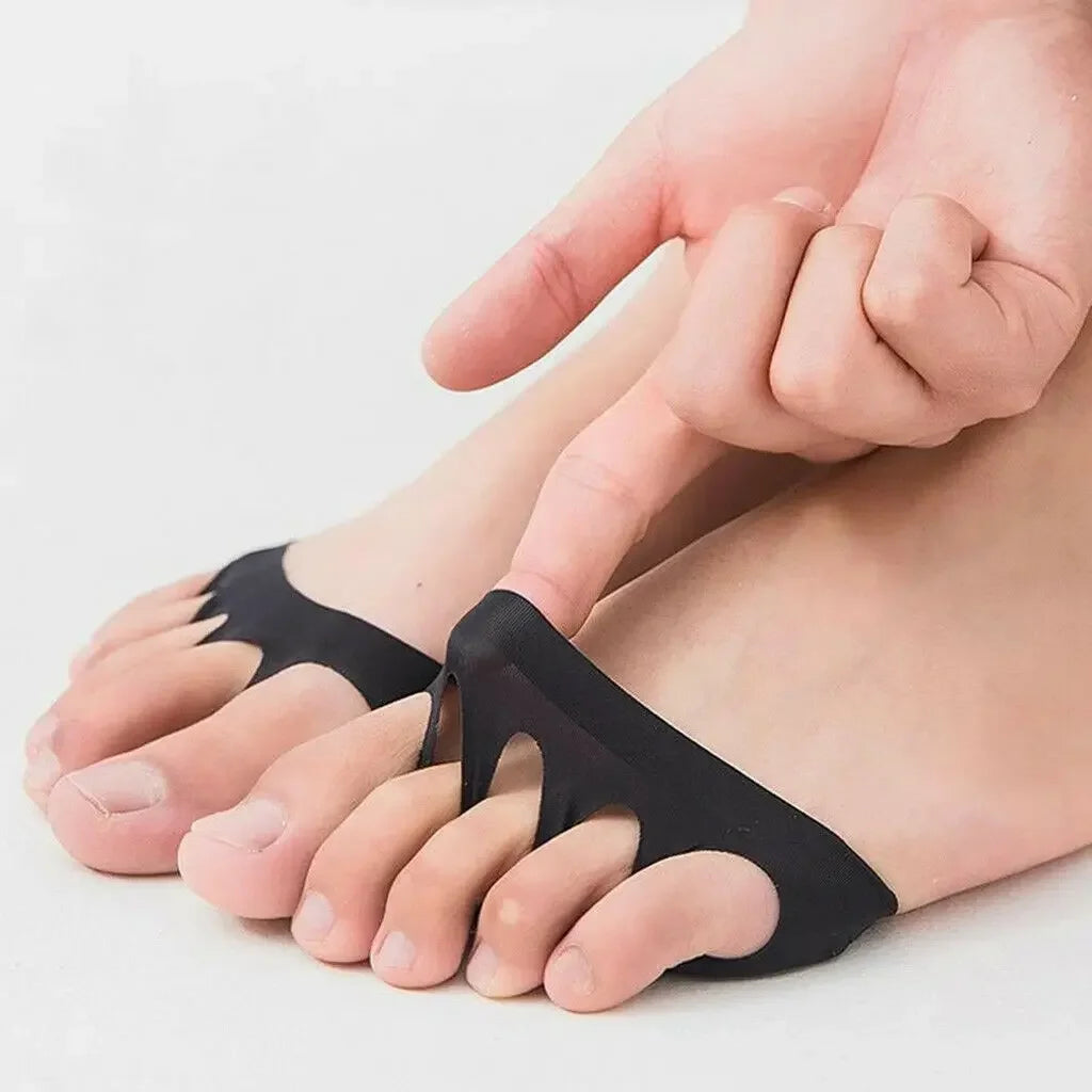 2/4pcs Five Toes Forefoot Pads for Women High Heels Half Insoles Invisible Foot Pain Care Absorbs Shock Socks Toe Pad Inserts