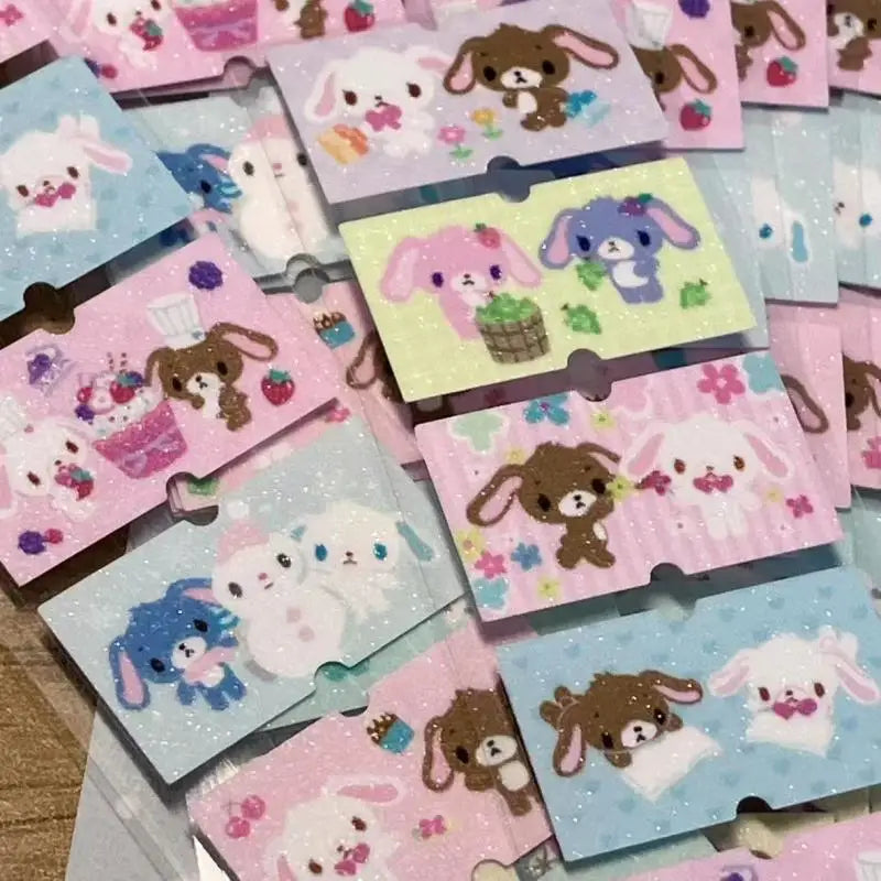 Repeat Kawaii Sanrio Sugarbunnies Cartoon Label Stickers Creative Peripherals Hand Account Notes Decorative Sealing Stickers