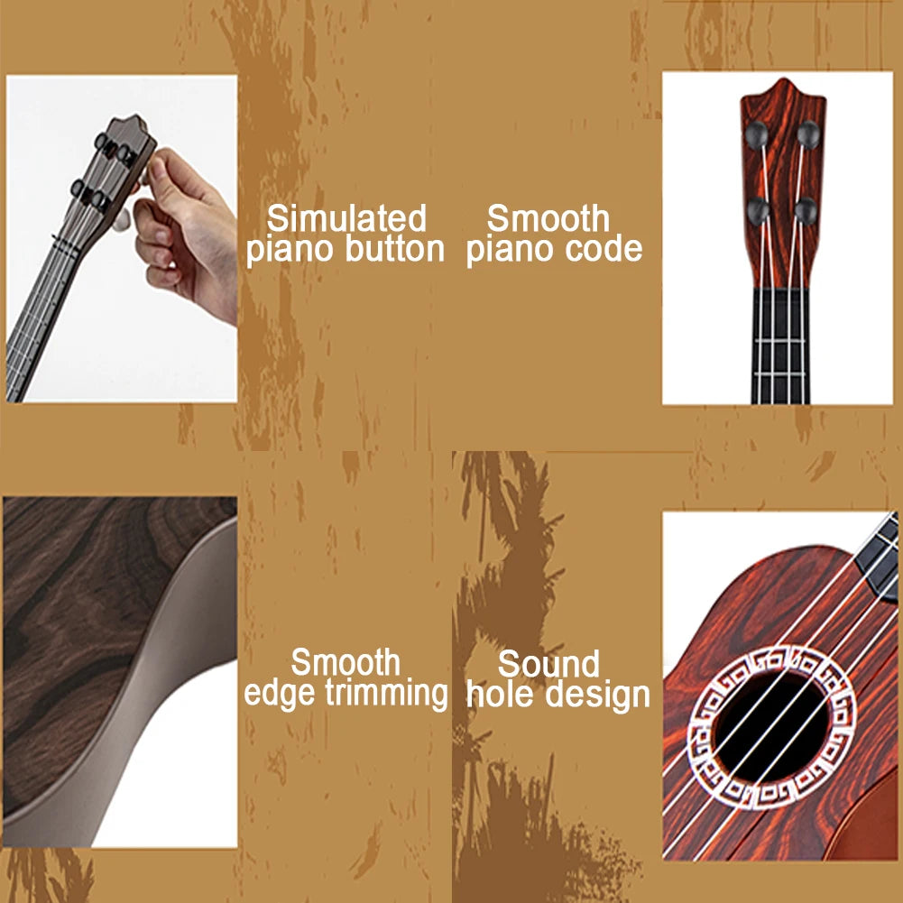 16 In Kids Classical Ukulele Educational Kids Ukulele Simulating Music for Kids Toddlers Birthday Holiday Gifts