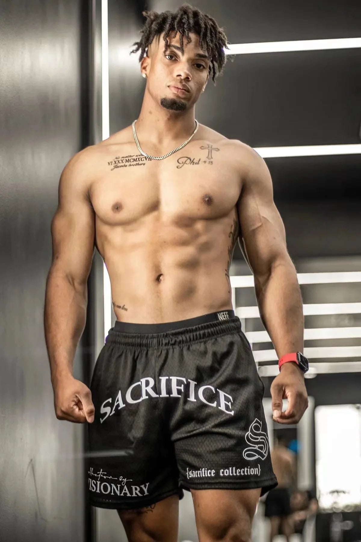 American Style Fashion Trend Men's Clothing Sports Fitness Men's Shorts Quick Drying Breathable Mesh Basketball Training Shorts