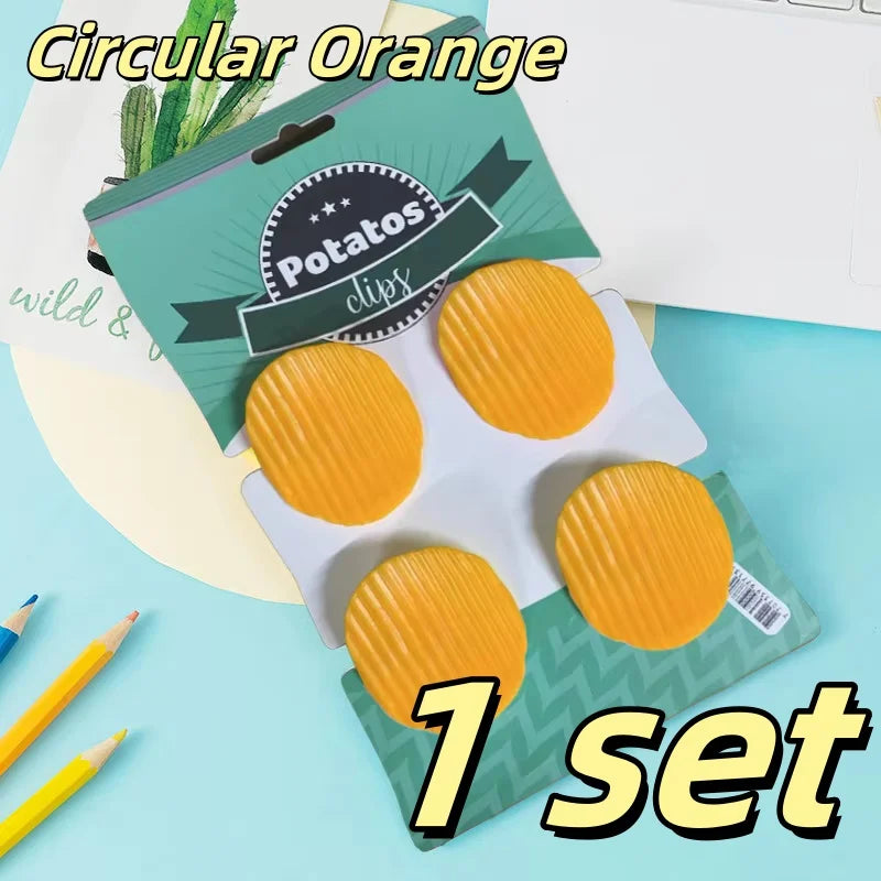 1 ensemble de pinces à pommes de terre créatives, pinces pour sacs alimentaires, polyvalentes, pour conserver la fraîcheur, sacs à collations scellés, accessoires de cuisine