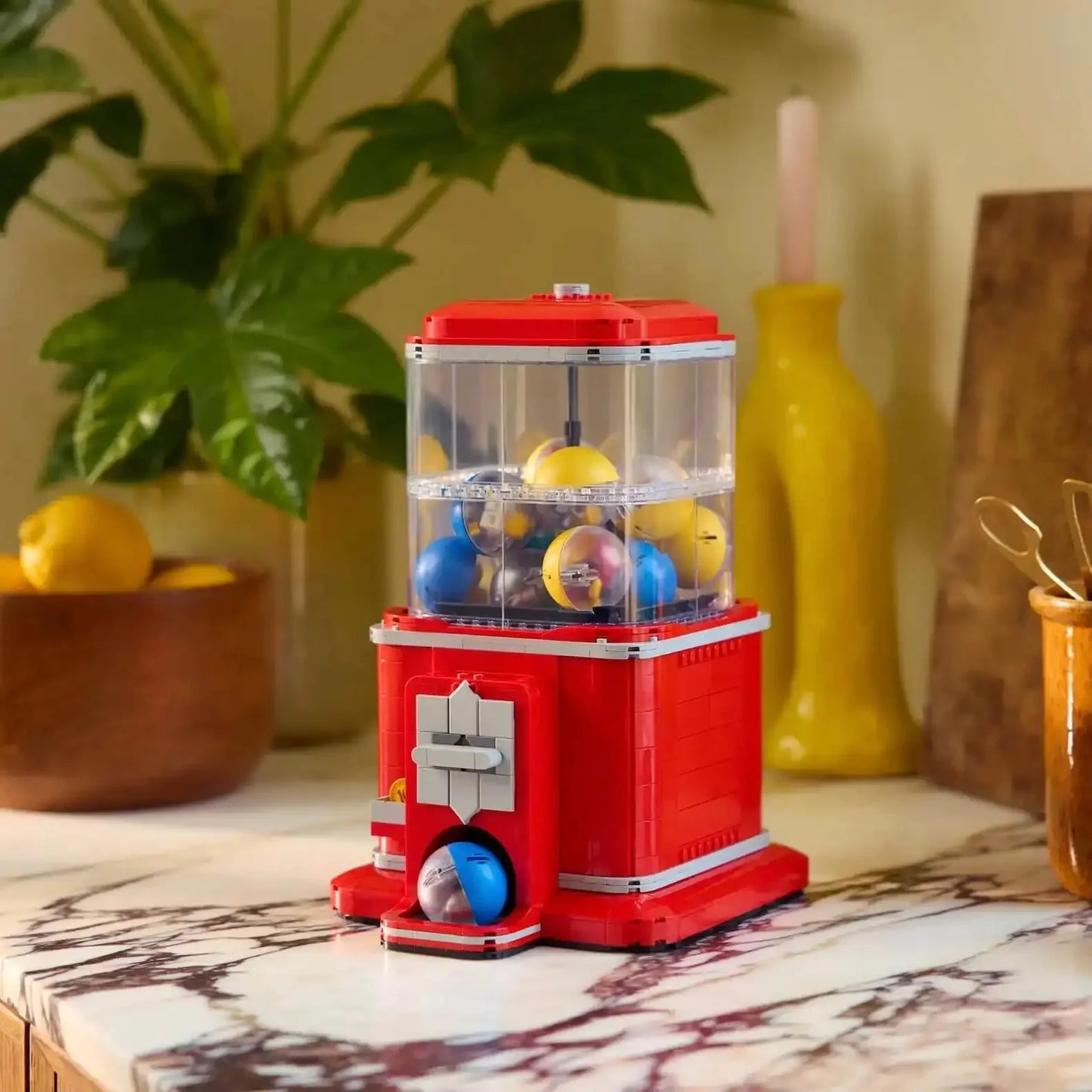 2025 New Creative Ideas Vending Machine Set Building Blocks Coin Operated Play Game Brick Toys Girl Boy Birthday Gifts 1343pcs
