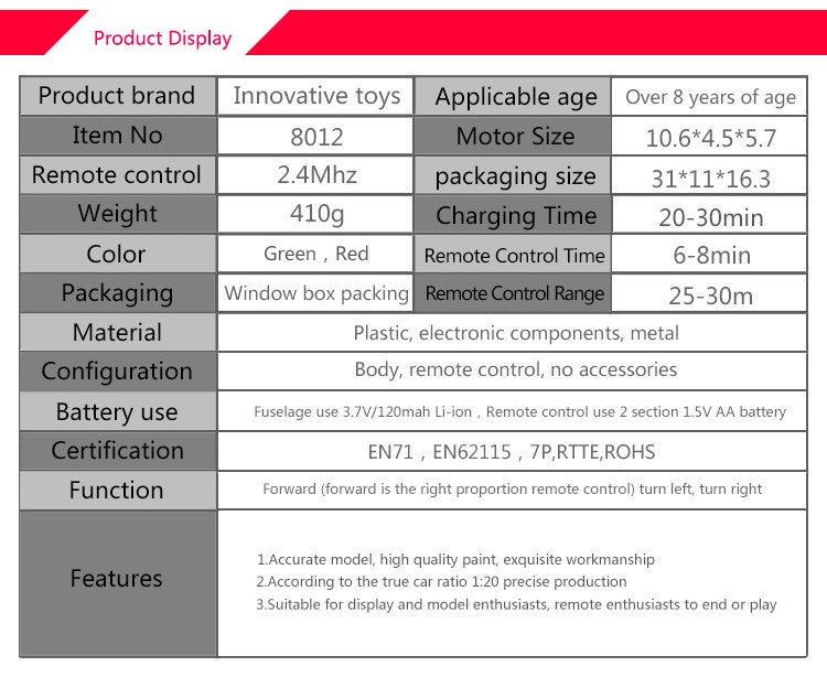 RC1:32 high-speed motor simulation shock absorber Race motorcycle charging 2.4Ghz Parent-child interactive boy's holiday toy