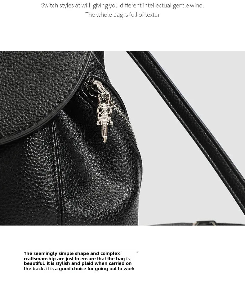 Fashionable Mini Travel Backpack for Women 2024 New Style Versatile Outdoor Bag Stylish Double Shoulder Bag Ladies Love