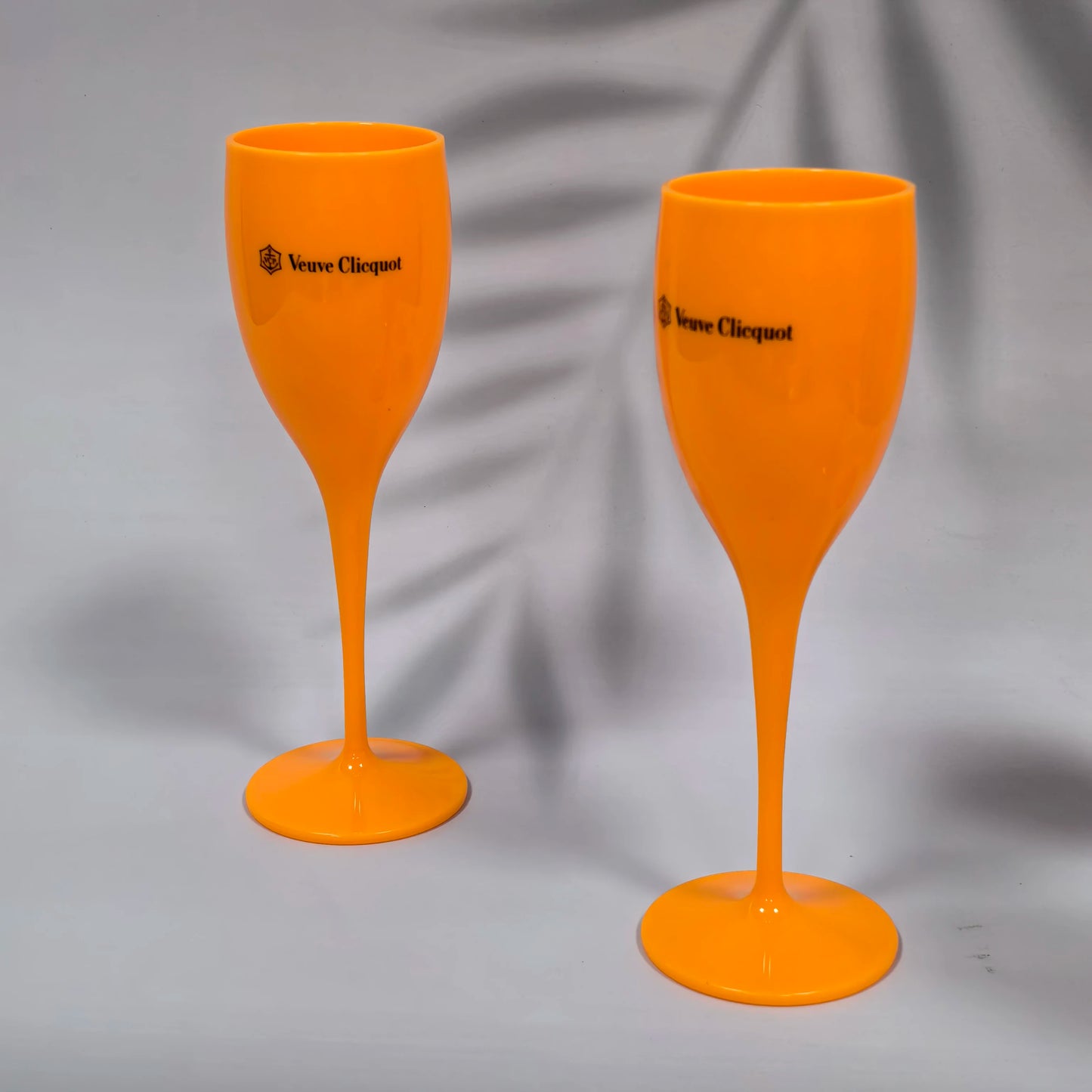 175ML Orange/Christmas Party Glass Champagne Glass, Reusable Plastic Flute Champagne Glass, Suitable for Party and Toast