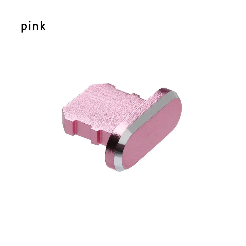 1PC Metal Charger Port Anti Dust Plug Stopper For iPhone 14 13 12 11 X XR Max 8 7 Plus Phone Accessory Charging Plug Cap Cover