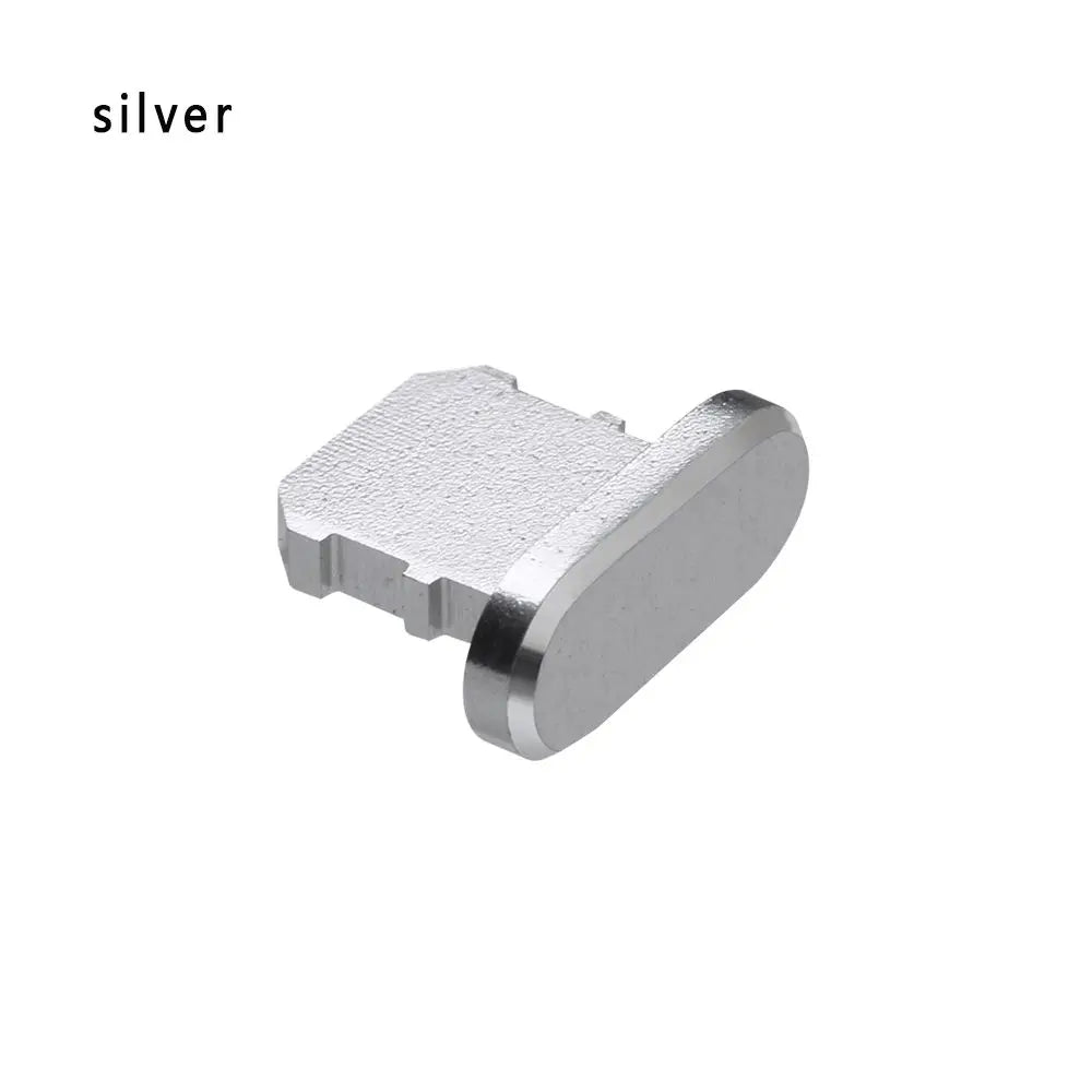 1PC Metal Charger Port Anti Dust Plug Stopper For iPhone 14 13 12 11 X XR Max 8 7 Plus Phone Accessory Charging Plug Cap Cover