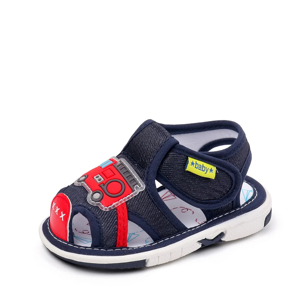 Chaussures d'été grinçantes pour bébés filles et garçons, chaussures de marche d'intérieur et d'extérieur de haute qualité avec TPR, tendance 2025