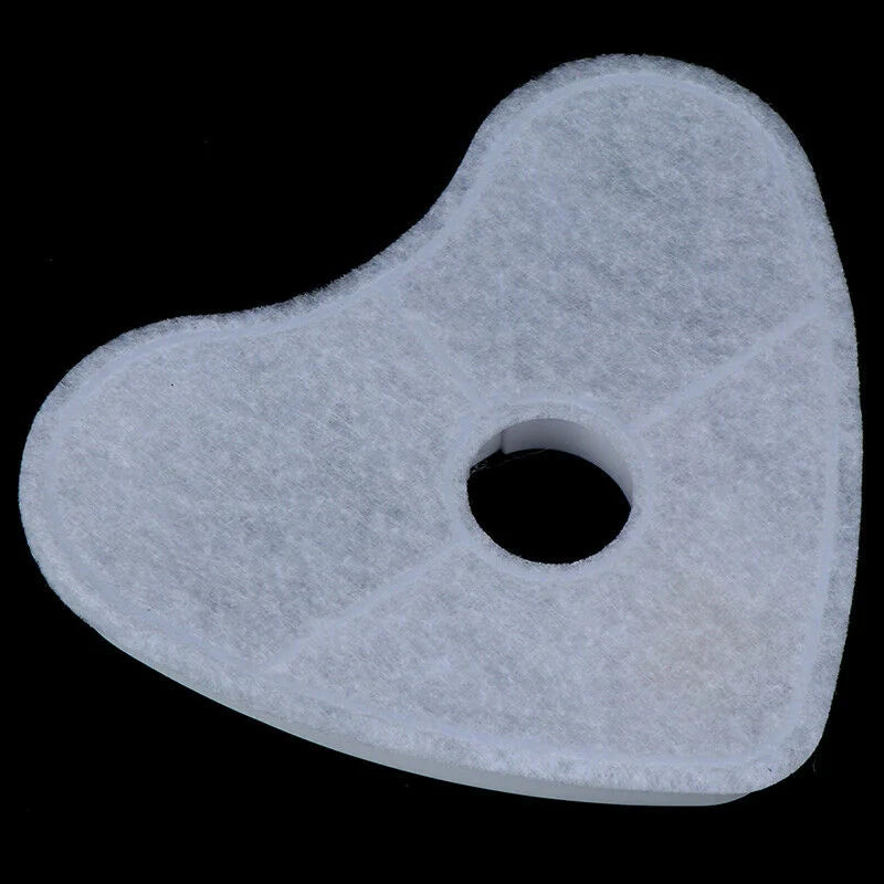 Hot Activated Carbon Filters For Automatic Cat Water Fountain Indoor Pets Drinking Filter Heart Shaped Artifact Pet Dispenser