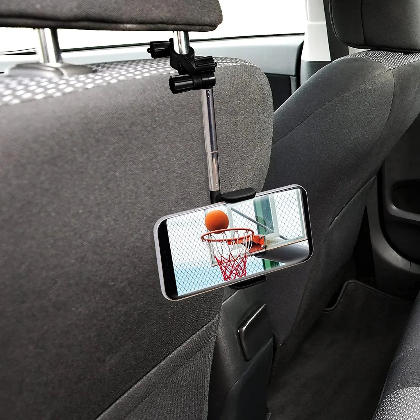 360 Rearview Mirror Car Phone Holder Universal Phone Stand Mount Support GPS Adjustable Bracket Back Seat Mobile Phone Holder
